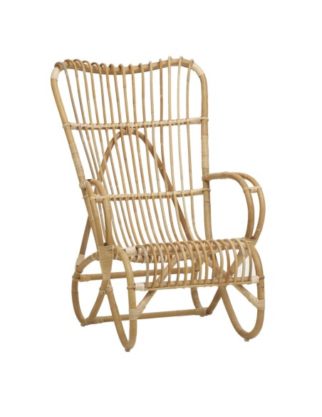 Marlene rattan highback armchair from KOK MAISON