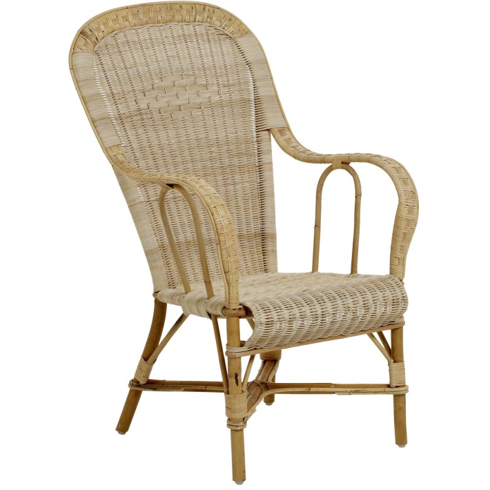 FAUTEUIL HAUT DOSSIER GRAND PERE naturel