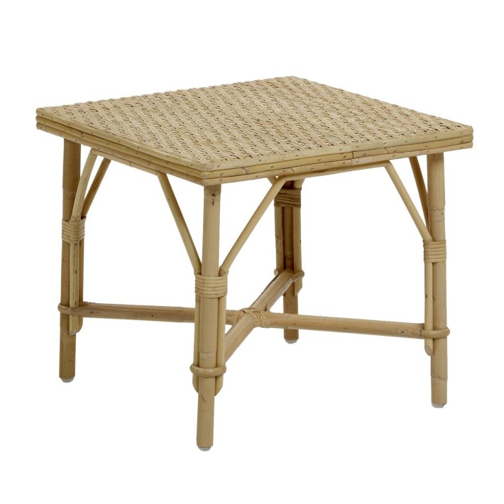 Table basse en rotin naturel grand mère de chez KOK MAISON