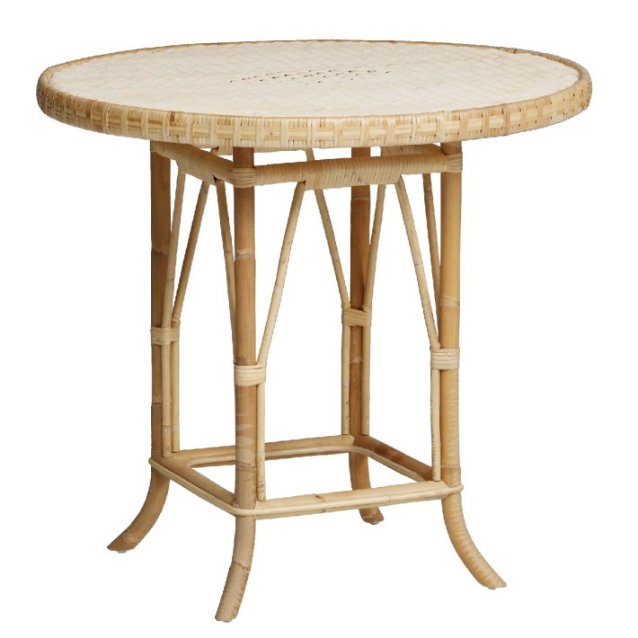 table rotin naturel Eugénie de chez KOK MAISON