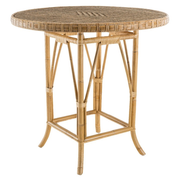 table rotin naturel Eugénie de chez KOK MAISON