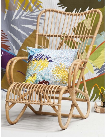 Marlene rattan highback armchair from KOK MAISON