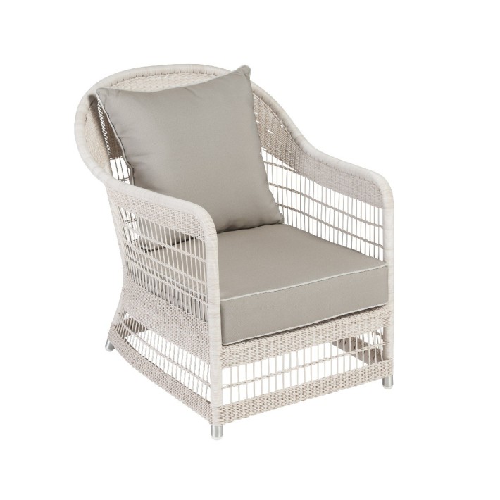 Fauteuil de jardin en résine Biarritz