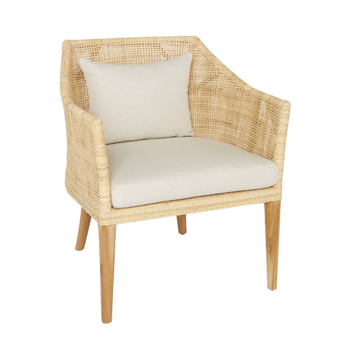 Saigon armchair in rattan