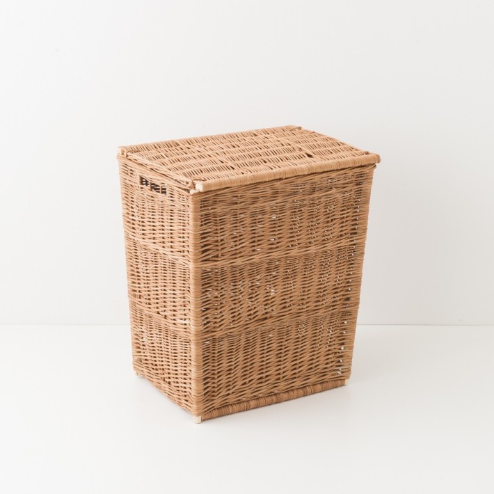 Marcel low-backed rattan armchair