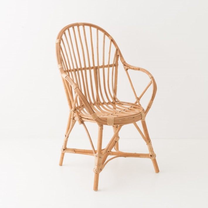 Cesar wicker armchair without cushion