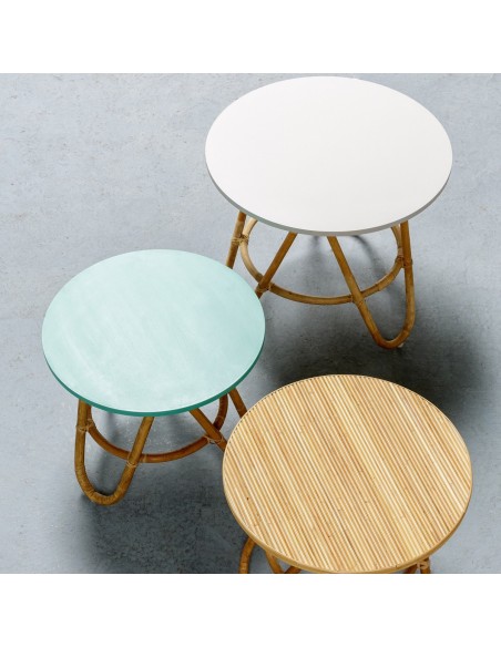 How to mix Diabolo rattan coffee tables