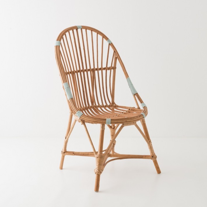 Fauteuil osier Marius ligatures en osier