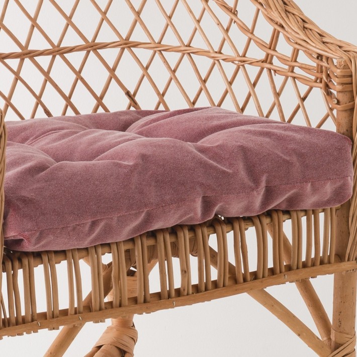 Antonin wicker armchair without cushion