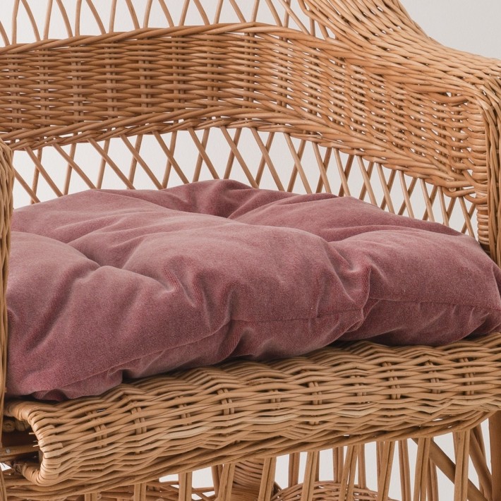 Antonin wicker armchair without cushion