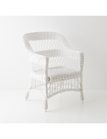 Fauteuil osier Bianka sans coussin