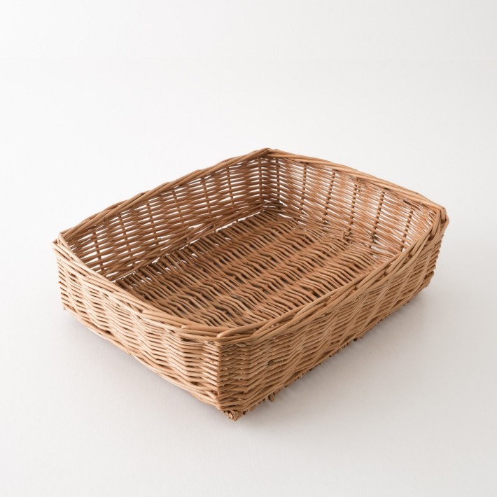 Willow laundry basket 54 cm high