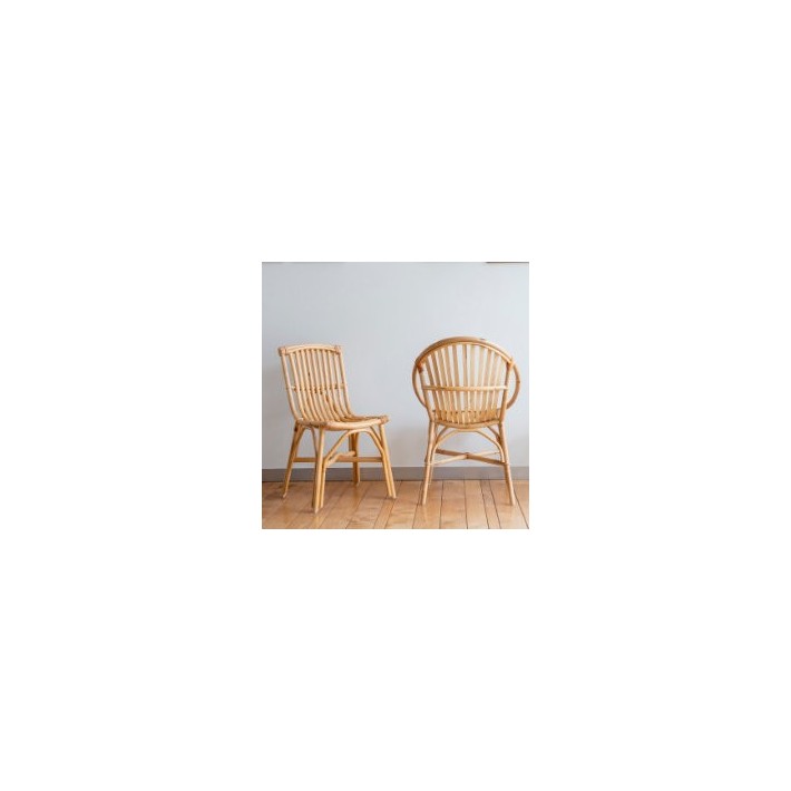 chaise en rotin Magalie de chez Kok Maison