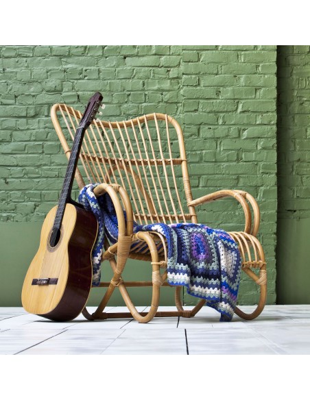 Marlène rattan armchair