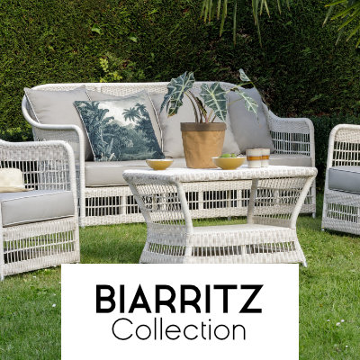 Biarritz garden furniture wicker-like