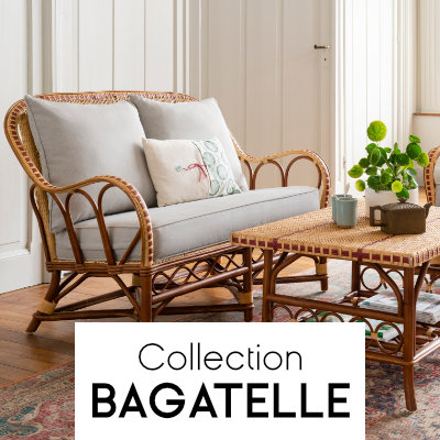 meuble rotin vintage Bagatelle